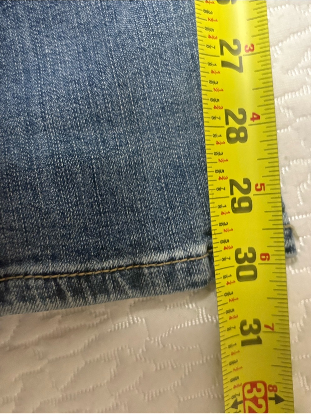 Disney Store Mickey Mouse Patch Distressed Blue Jeans 18R - Picture 13 of 13